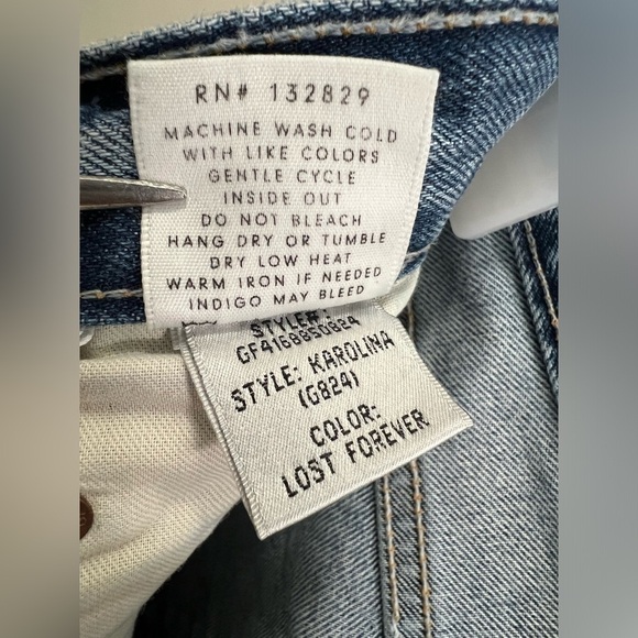 GRLFRND Karolina High-Rise Crop Jeans Size 26 - Picture 7 of 13